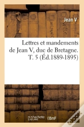 Capa do artigo Lettres De Jean V T.5 Edition 1889 1895