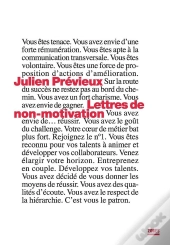 Lettres De Non-Motivation