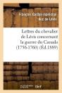 Lettres Du Chevalier De Levis Edition 1889 - Preview
