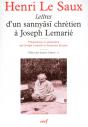 Lettres D'Un Sannyasi Chretien A Joseph Lemarie - Preview
