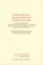 Lettres Et Théories : Pratiques Littéraires Et Histoire Des Idées - Preview
