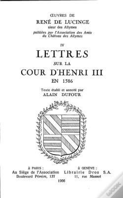 Capa do artigo Lettres Sur La Cour D'Henri Iii En 1586