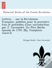 Capa do artigo Lettres ... Sur La Re Volution Franc Ais