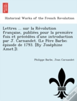 Capa do artigo Lettres ... Sur La Re Volution Franc Ais