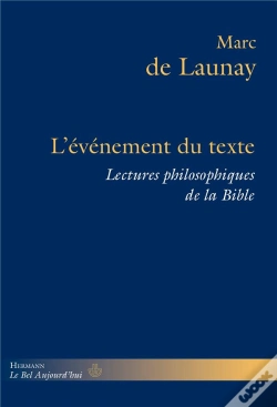 Capa do artigo L'Événement Du Texte : Lectures Philosophiques De La Bible, Volume 2