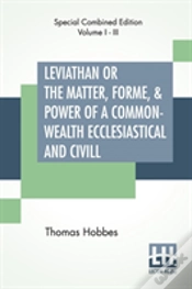 Capa do artigo Leviathan Or The Matter, Forme, & Power Of A Common-Wealth Ecclesiastical And Civill (Complete)