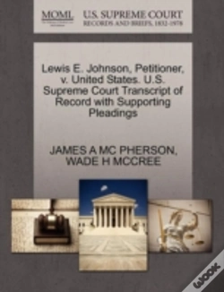 Capa do artigo Lewis E. Johnson, Petitioner, V. United States. U.S. Supreme Court Transcript Of Record With Supporting Pleadings