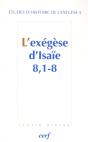 L'Exégèse D'Isaie 8, 1-8 - Preview