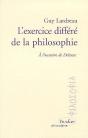 L'Exercice Différé De La Philosophie ; À L'Occasion De Deleuze - Preview