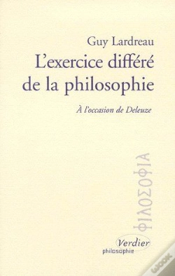 Capa do artigo L'Exercice Différé De La Philosophie ; À L'Occasion De Deleuze