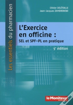 Capa do artigo L'Exercice En Officine Sel Et Spf Pl En Pratique 5e Edition