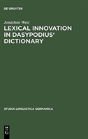 Lexical Innovation In Dasypodius' Dictionary - Preview