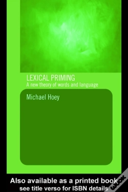 Capa do artigo Lexical Priming