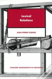 Capa do artigo Lexical Relations