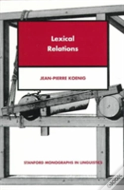 Capa do artigo Lexical Relations