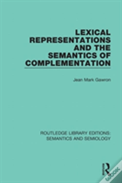 Capa do artigo Lexical Representations And The Semantics Of Complementation