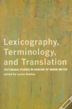 Capa do artigo Lexicography, Terminology, And Translation