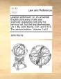 Lexicon Technicum: Or, An Universal Engl - Preview
