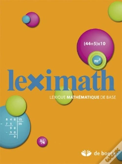 Capa do artigo Leximath Lexique Mathematique De Base