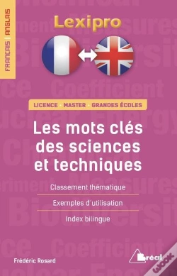 Capa do artigo Lexipro : Français/Anglais ; Les Mots Clés Des Sciences Et Techniques