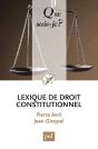 Lexique De Droit Constitutionnel (4e Édition) - Preview