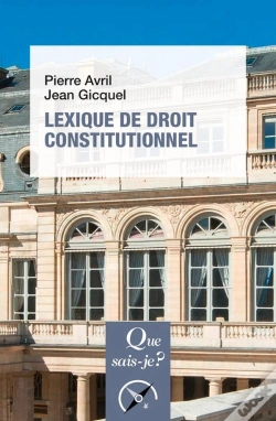 Capa do artigo Lexique De Droit Constitutionnel