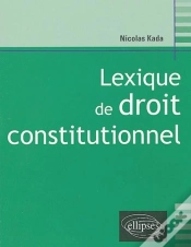 Capa do artigo Lexique De Droit Constitutionnel