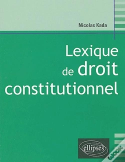 Capa do artigo Lexique De Droit Constitutionnel
