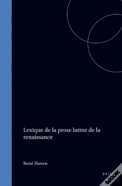 Capa do artigo Lexique De La Prose Latine De La Renaissance