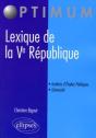 Lexique De La Ve République - Preview