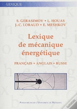 Capa do artigo Lexique De Mecanique Energetique. Francais-Anglais-Russe