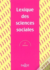 Capa do artigo Lexique Des Sciences Sociales. 8e Éd. (8e Édition)