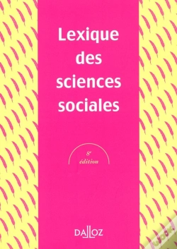 Capa do artigo Lexique Des Sciences Sociales. 8e Éd. (8e Édition)