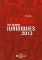 Lexique Des Termes Juridiques (Édition 2013) - Preview