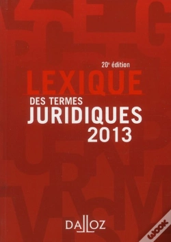 Capa do artigo Lexique Des Termes Juridiques (Édition 2013)
