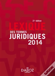 Capa do artigo Lexique Des Termes Juridiques (Édition 2014)