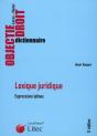 Lexique Juridique Expressions Latines - Preview