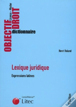 Capa do artigo Lexique Juridique Expressions Latines