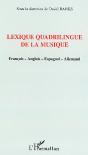 Lexique Quadrilingue De La Musique Francais, Anglais, Espagnol, Allemand - Preview