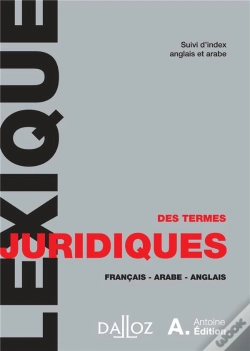 Capa do artigo Lexique Termes Juridiques Francais-Arabe-Anglais