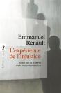 L'Expérience De L'Injustice ; Essai Sur La Théorie De La Reconnaissance - Preview