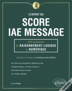 Capa do artigo L'Expert Du Score Iae Message ; 300 Questions De Maths