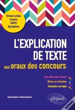 Capa do artigo L'Explication De Texte À L'Oral Des Concours