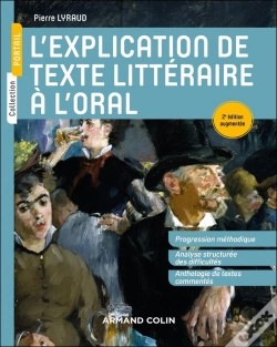 Capa do artigo L'Explication De Texte Littéraire À L'Oral (2e Édition)