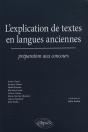 L'Explication De Textes En Langues Anciennes. Préparation Aux Concours - Preview