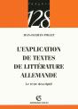L'Explication Des Textes De Littérature Allemande : Le Texte Descriptif - Preview
