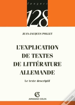 Capa do artigo L'Explication Des Textes De Littérature Allemande : Le Texte Descriptif