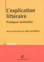 L'Explication Litteraire ; Pratiques Textuelles - Preview