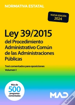 Capa do artigo Ley 39/2015 1 Octubre Procedimiento Administrati