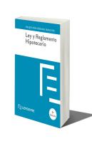Ley Y Reglamento Hipotecario 9ª Ed
